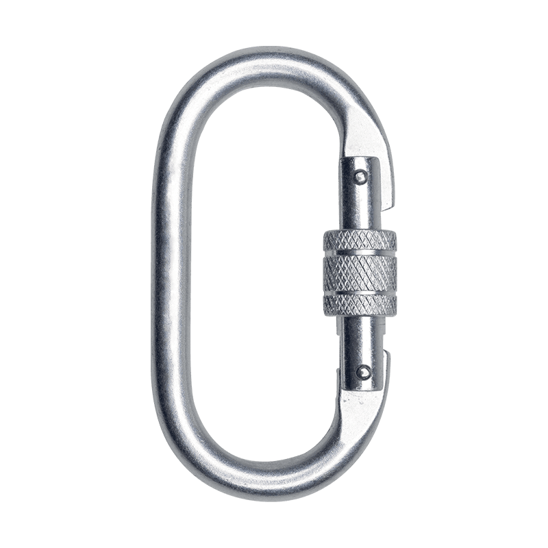 Mousqueton de Sécurité Ovale en Acier