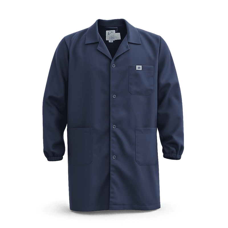 Blouse de Travail Professionnelle Bleue