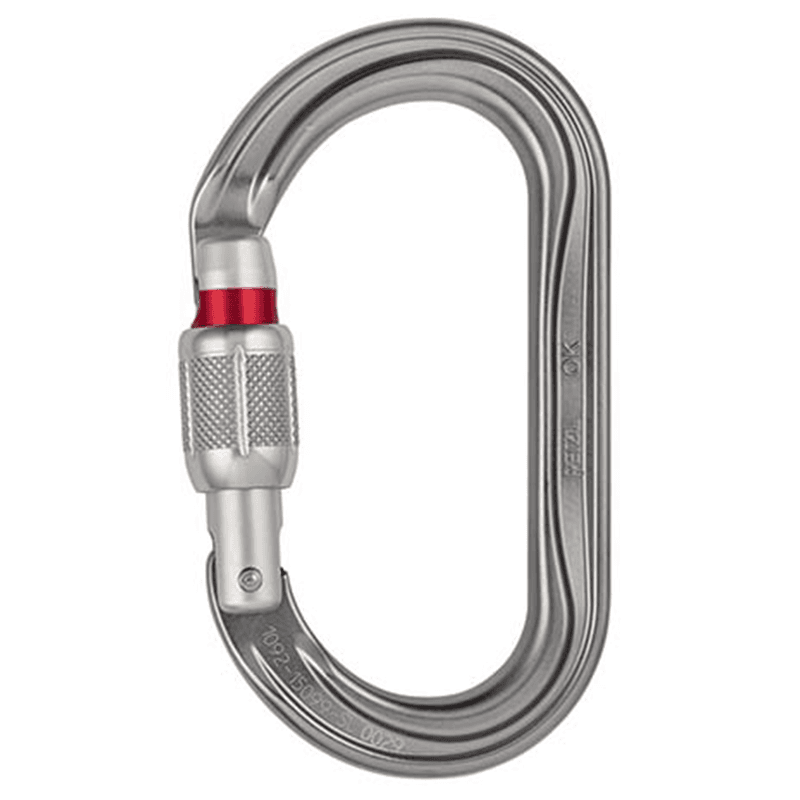 Mousqueton Ovale OK Screw-Lock