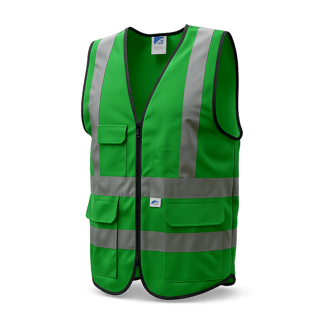 Gilet de Sécurité Haute Visibilité Multipoche FULLNESS SAFETY (EN ISO 20471 Classe 2)
