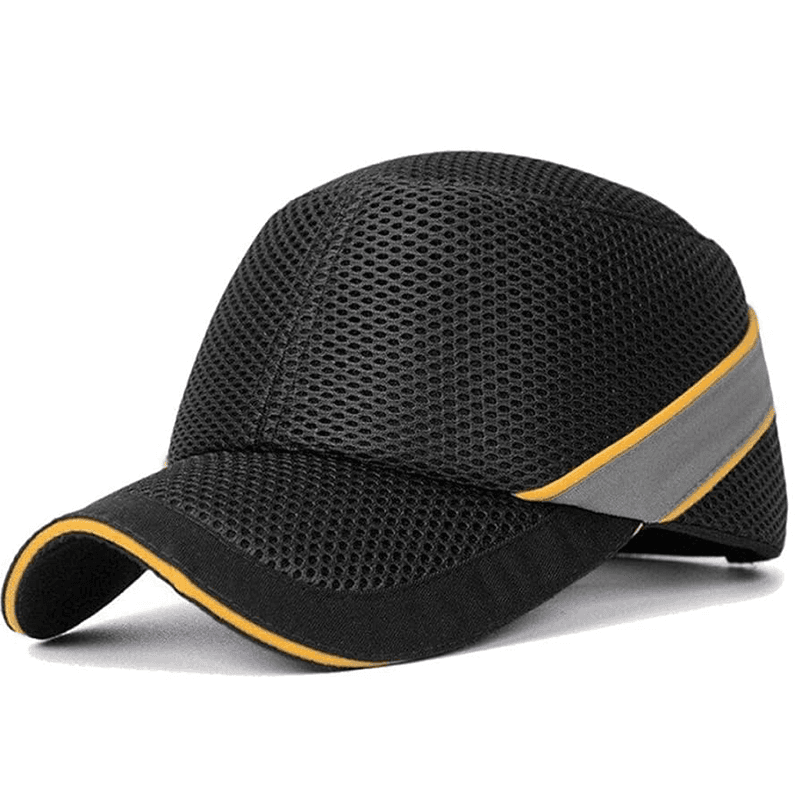 Casquette Anti-Heurts Haute Visibilité (Noire)