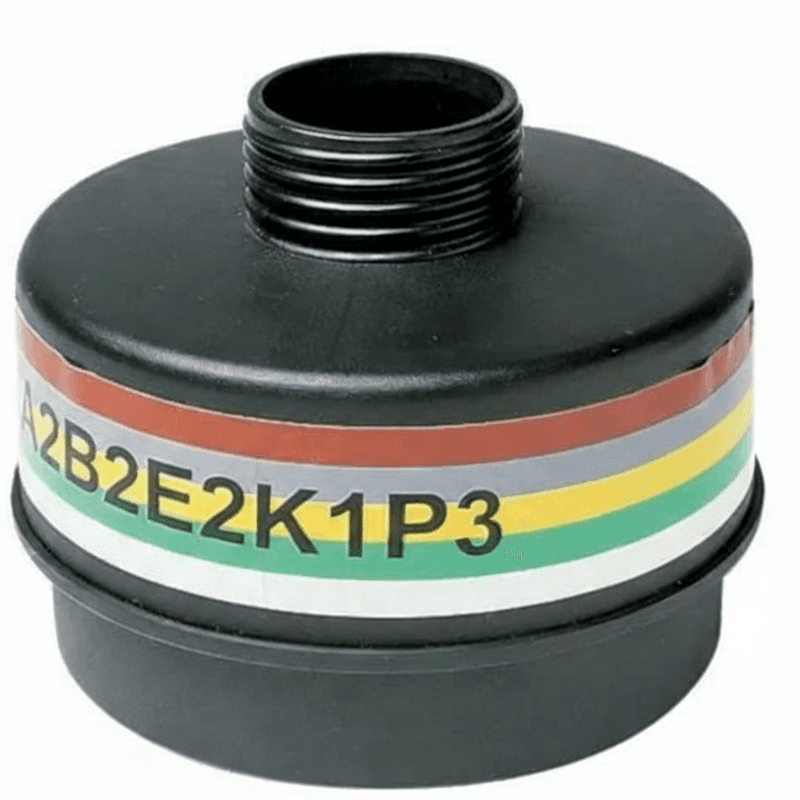 Cartouche Filtrante Combinée A2B2E2K1P3 - Protection Gaz et Particules