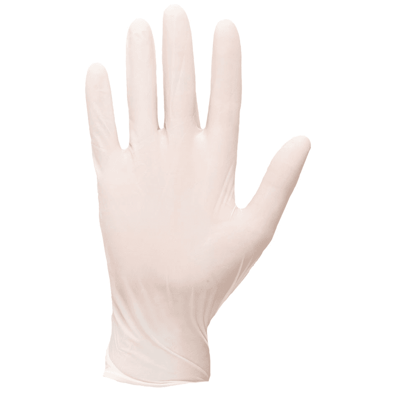 Gant de Protection Jetable en Nitrile (Blanc)