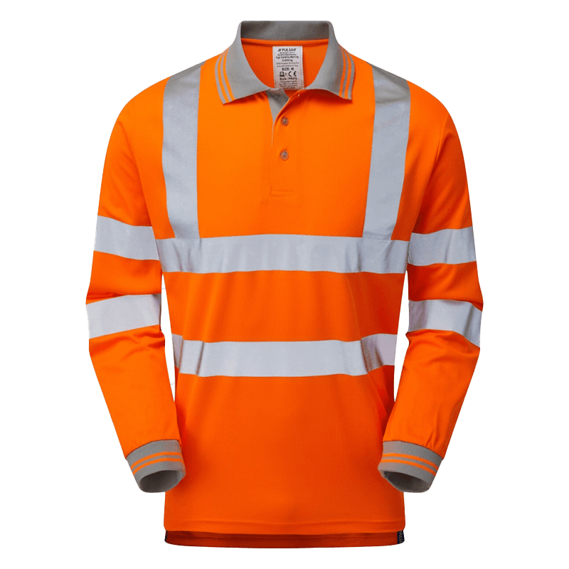 Polo Manches longues haute-visibilité 