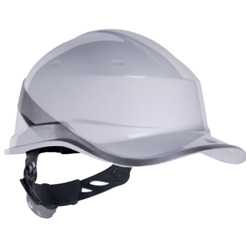 Casque de Sécurité Baseball Moderne (Blanc/Gris)