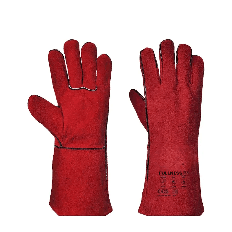 Gants de Soudeur Cuir Rouge - Type A (4133X / 413X4X)