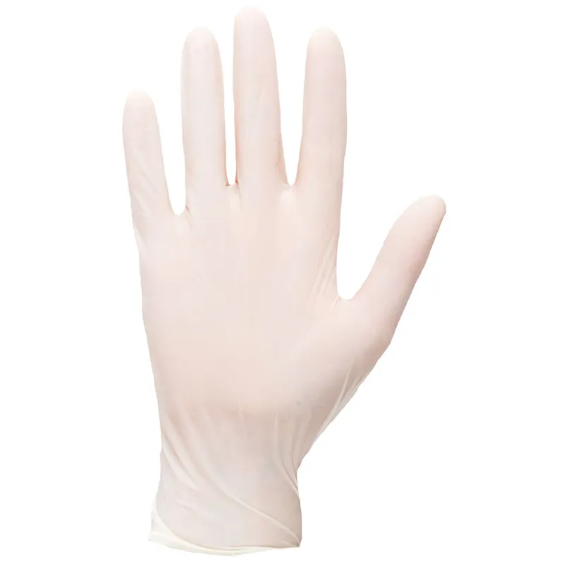 Gants jetables en nitrile – Blanc