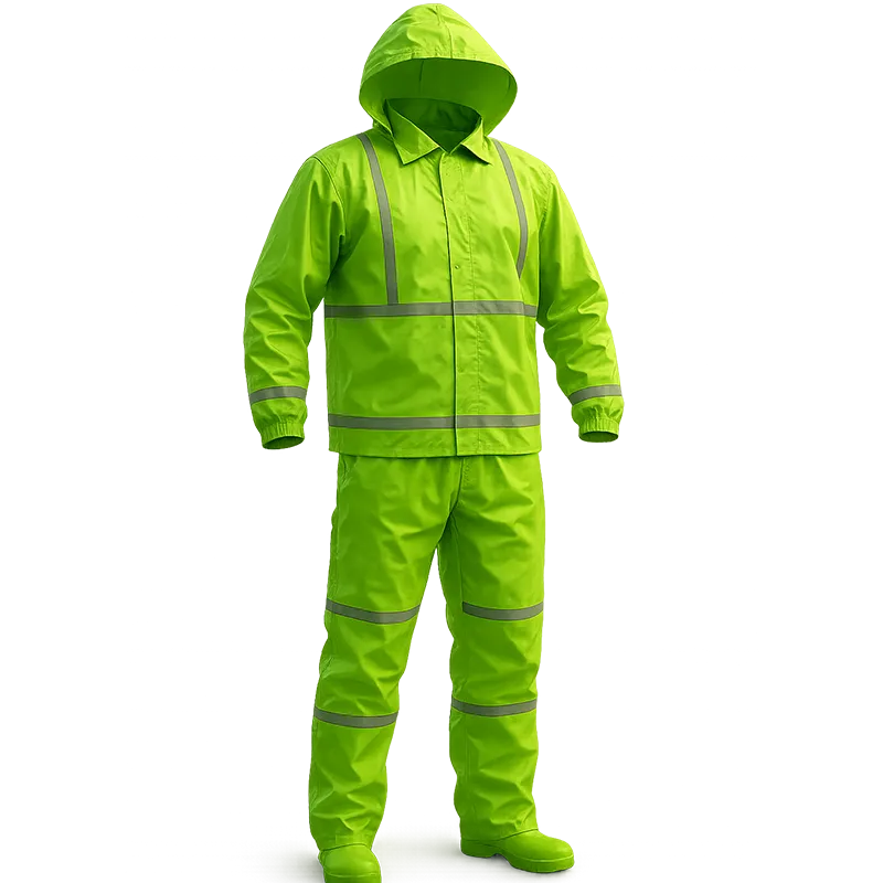 Ensemble de pluie HV STORM-VIZ classe 3 – Vert anis