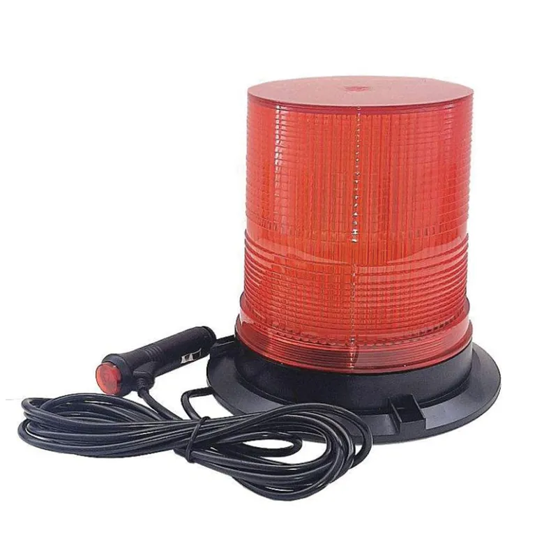 Gyrophare LED magnétique 12-24 V – Rouge