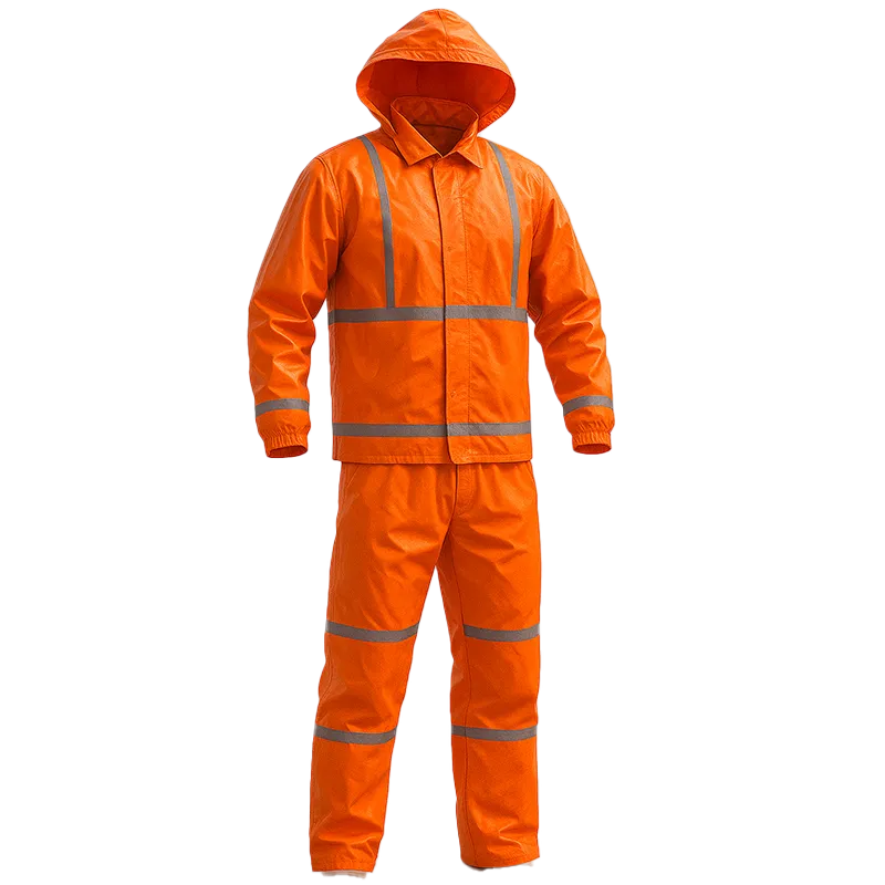 Ensemble de pluie HV STORM-VIZ classe 3 – Orange fluo