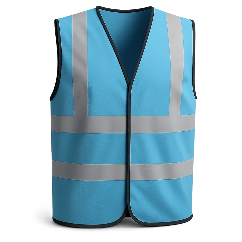 Gilet de sécurité HV standard classe 2 – Bleu fluo