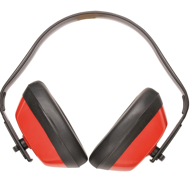 Casque antibruit serre-tête SNR 27 dB – Rouge et noir
