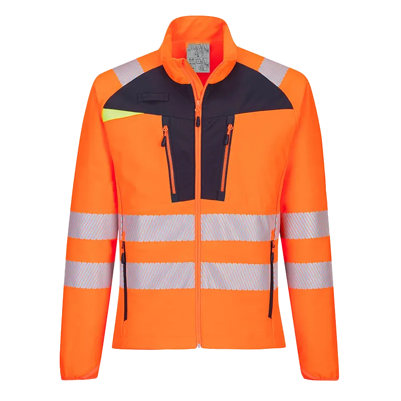Veste HV DX481 classe 2 – Orange et noir