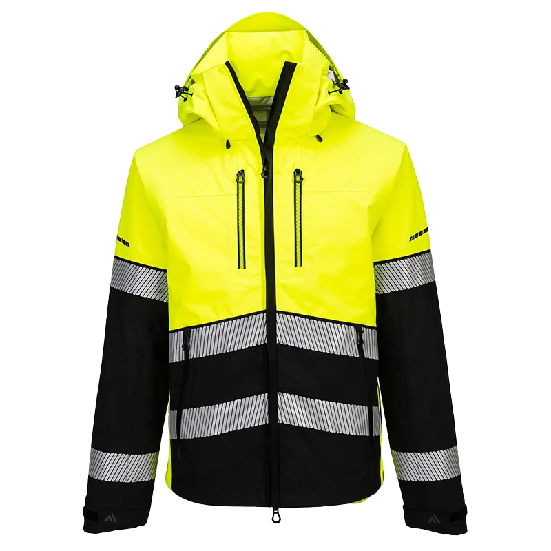 Veste de pluie HV EV465 classe 2 – Jaune et noir