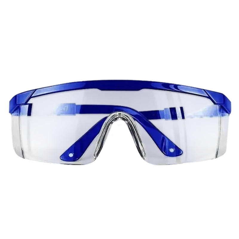 Lunettes de protection incolores – Monture bleue