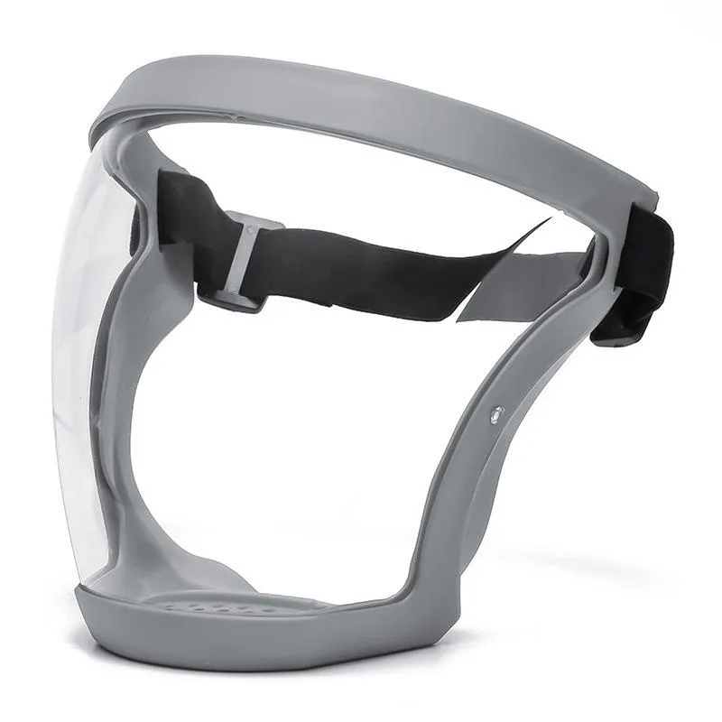 Visière de protection intégrale incolore – Monture grise