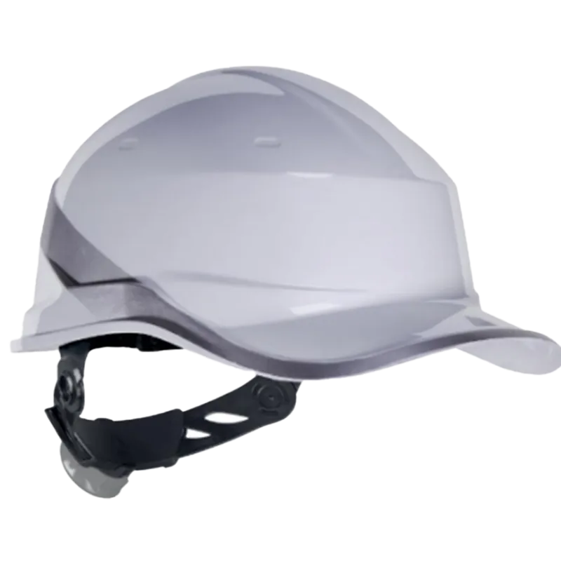 Casque de sécurité à bande réfléchissante – Blanc
