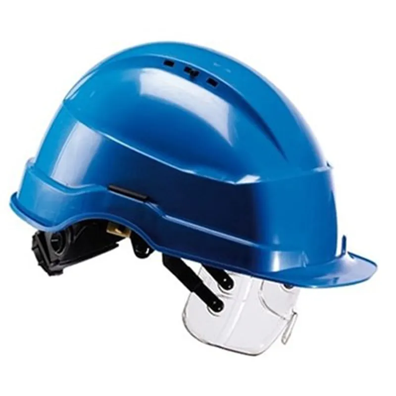 Casque de sécurité IRIS à visière intégrée – Bleu
