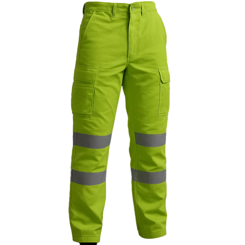 Pantalon de travail HV classe 2 – Vert fluo
