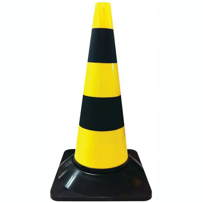 Cône de signalisation – Jaune et noir
