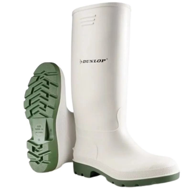 Bottes de sécurité PVC Dunlop S4 – Blanc