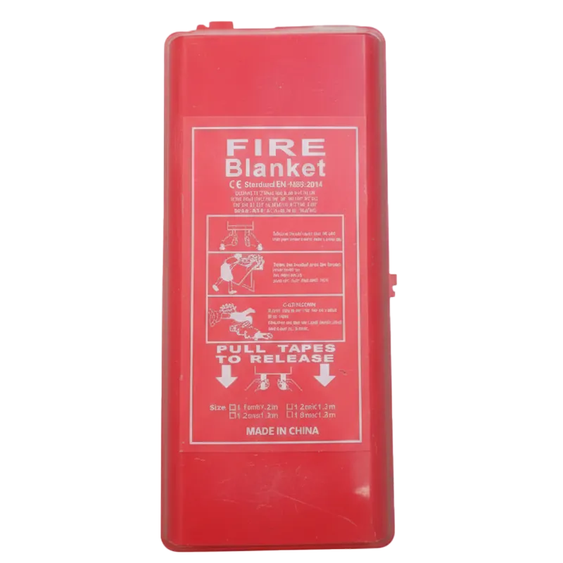 Couverture anti-feu en boîtier rigide – Rouge