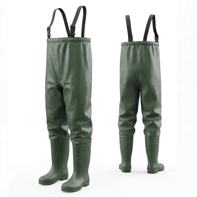 Waders de sécurité PVC AQUA S5 – Vert