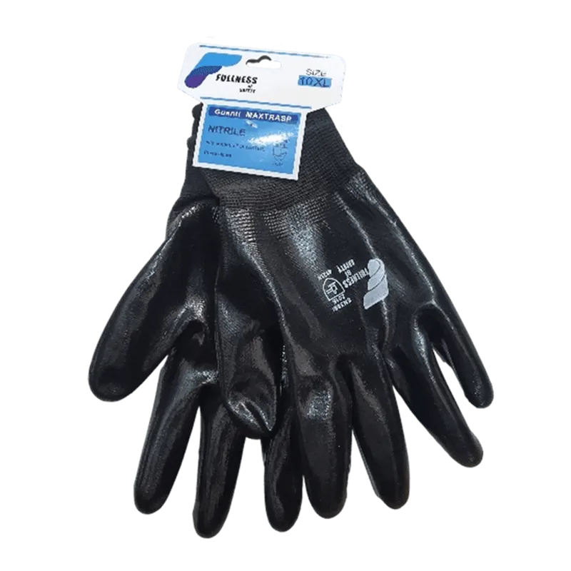 Gants MAXTRASP enduction nitrile totale 4121X – Noir