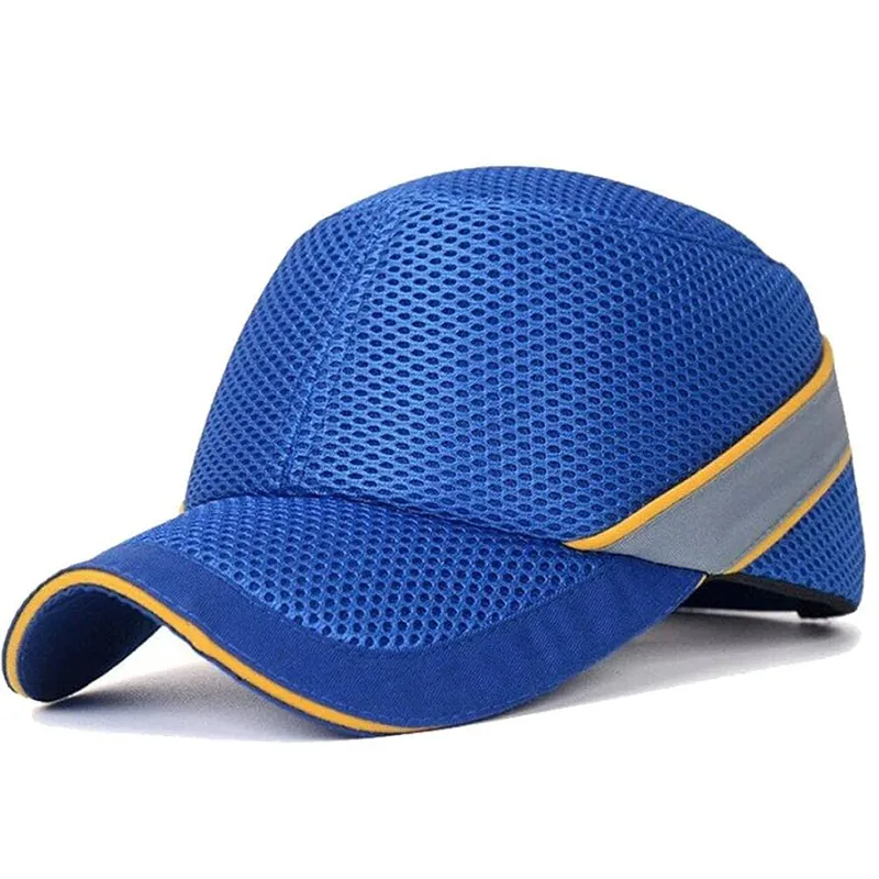Casquette anti-heurt respirante réfléchissante EN 812 – Bleu