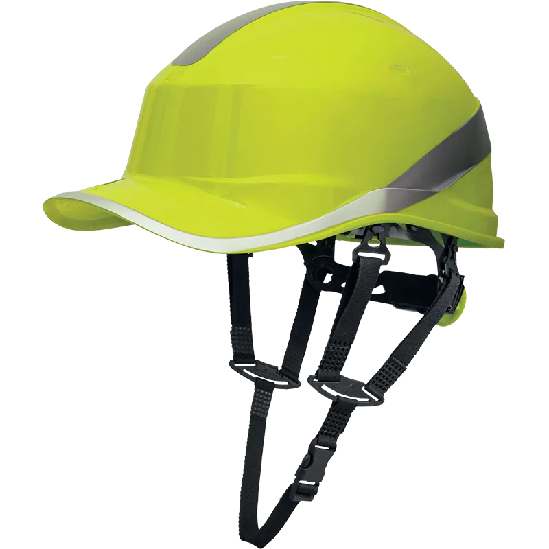 Casque de sécurité DIAMOND V – Jaune fluo