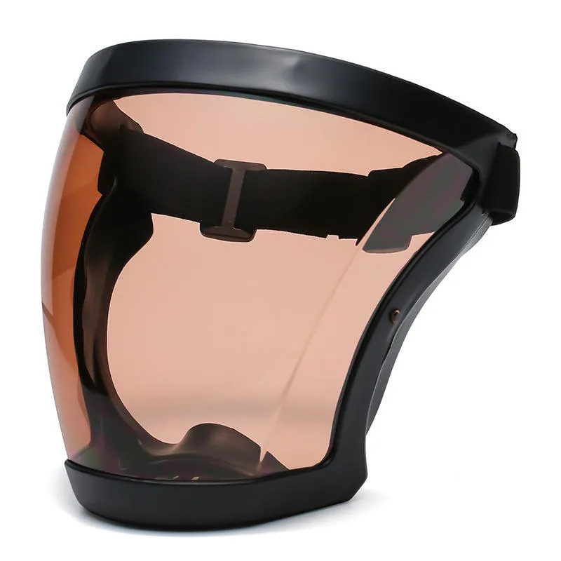 Visière de protection intégrale teintée – Rose cuivré