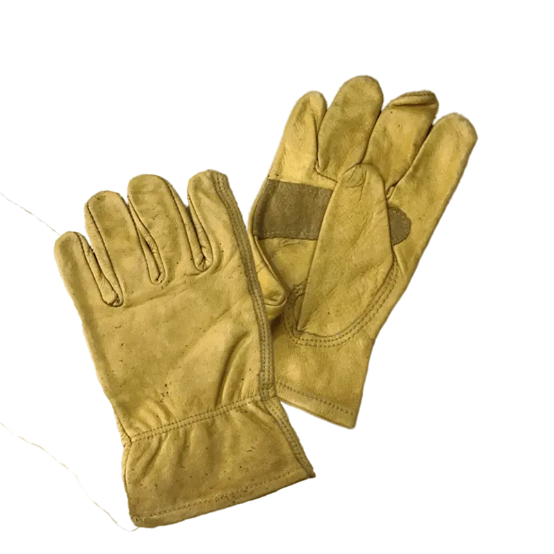 Gants de conducteur en cuir souple – Marron clair