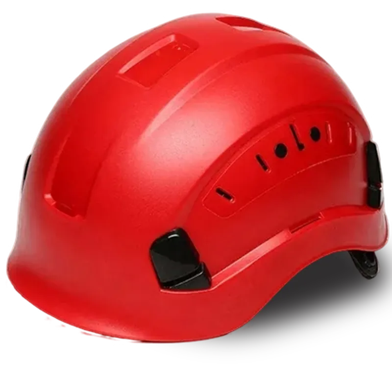 Casque de chantier ventilé – Rouge