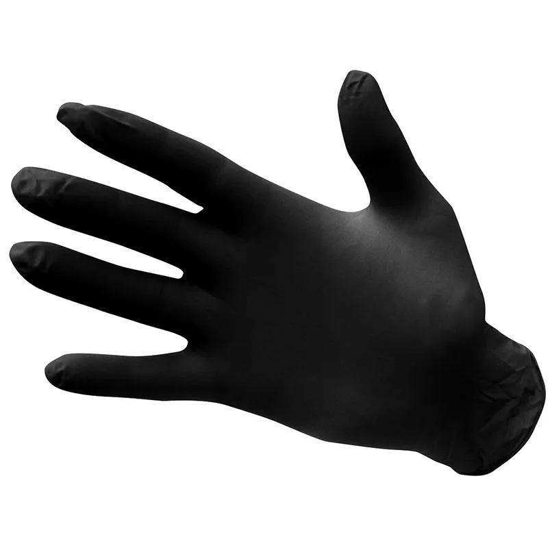 Gants jetables en nitrile – Noir