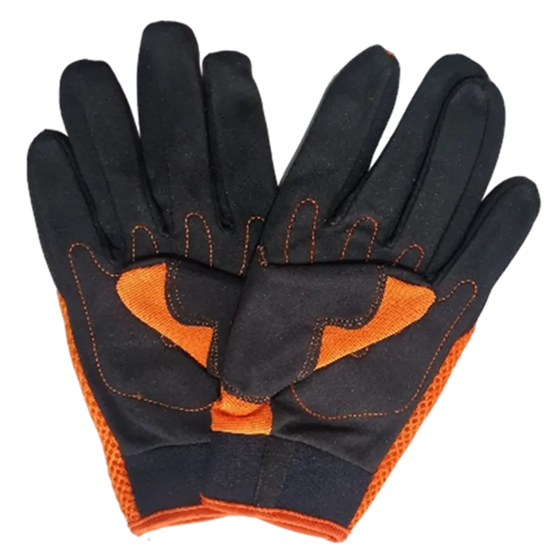 Gants de protection mécanique renforcés 4334 – Noir et orange