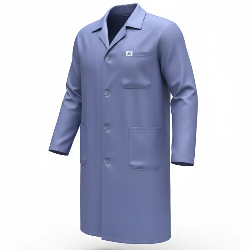 Blouse de travail manches longues – Bleu
