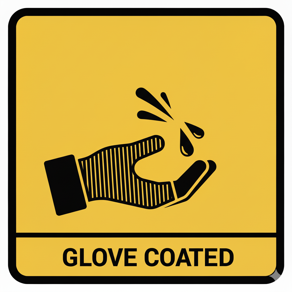 Gant Enduit (Nitrile/PU/Latex)